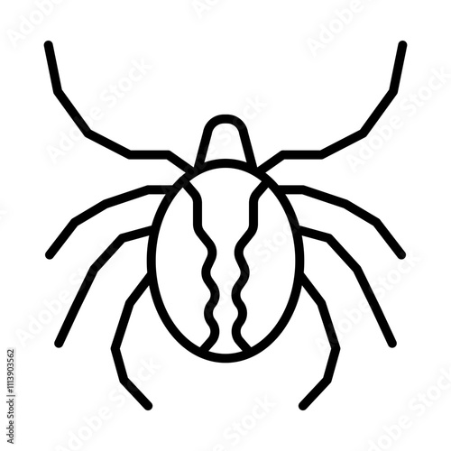Ticks line icon