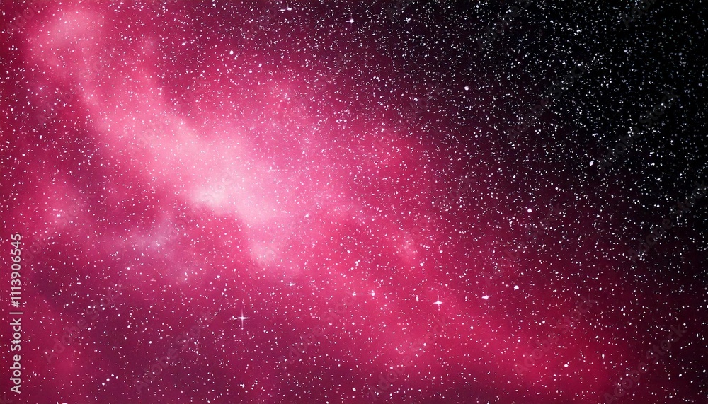 Obraz premium 幻想的な宇宙のイメージ 背景素材 ピンク