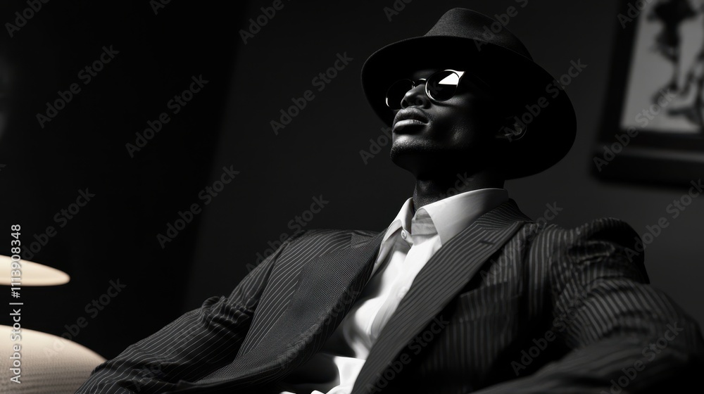 The Man in Stylish Hat