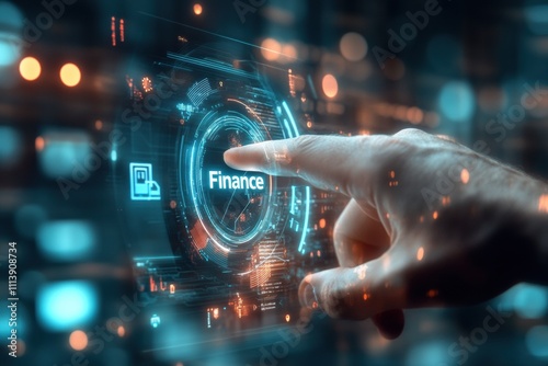 Financial assistant, and holographic display.