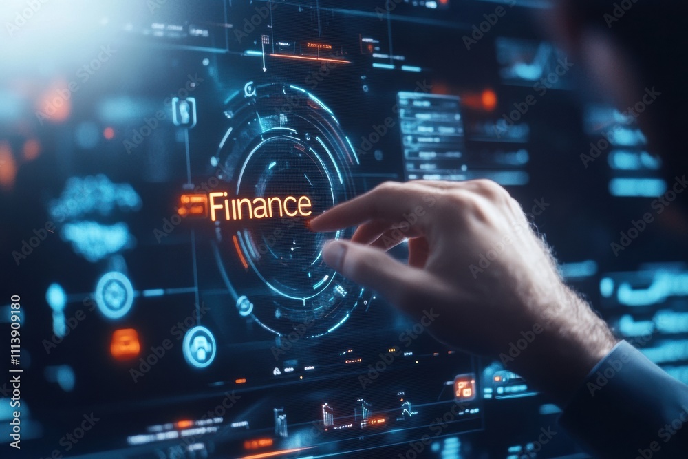 Financial assistant, and holographic display.
