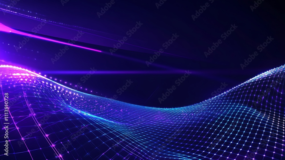 custom made wallpaper toronto digitalAbstract Neon Wave Background with Vibrant Colors and Light Effects for Digital and Technology Concepts