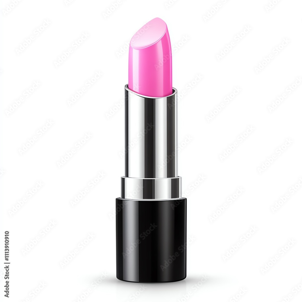 Bright pink lipstick for a stylish beauty look in fashion. Bright pink lipstick for a stylish beauty look in fashion.