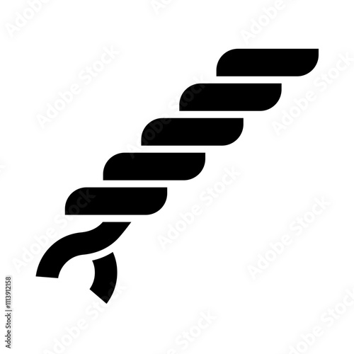 Rope glyph icon
