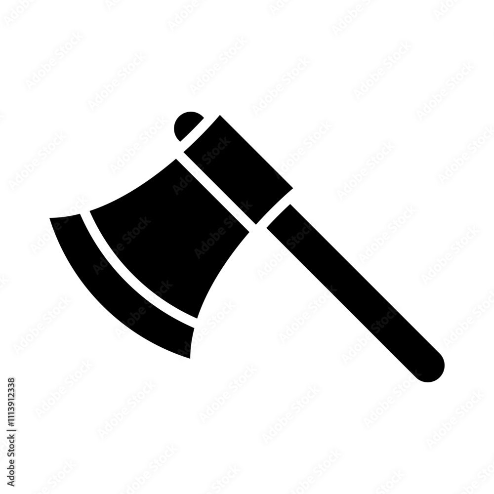 Axe glyph icon