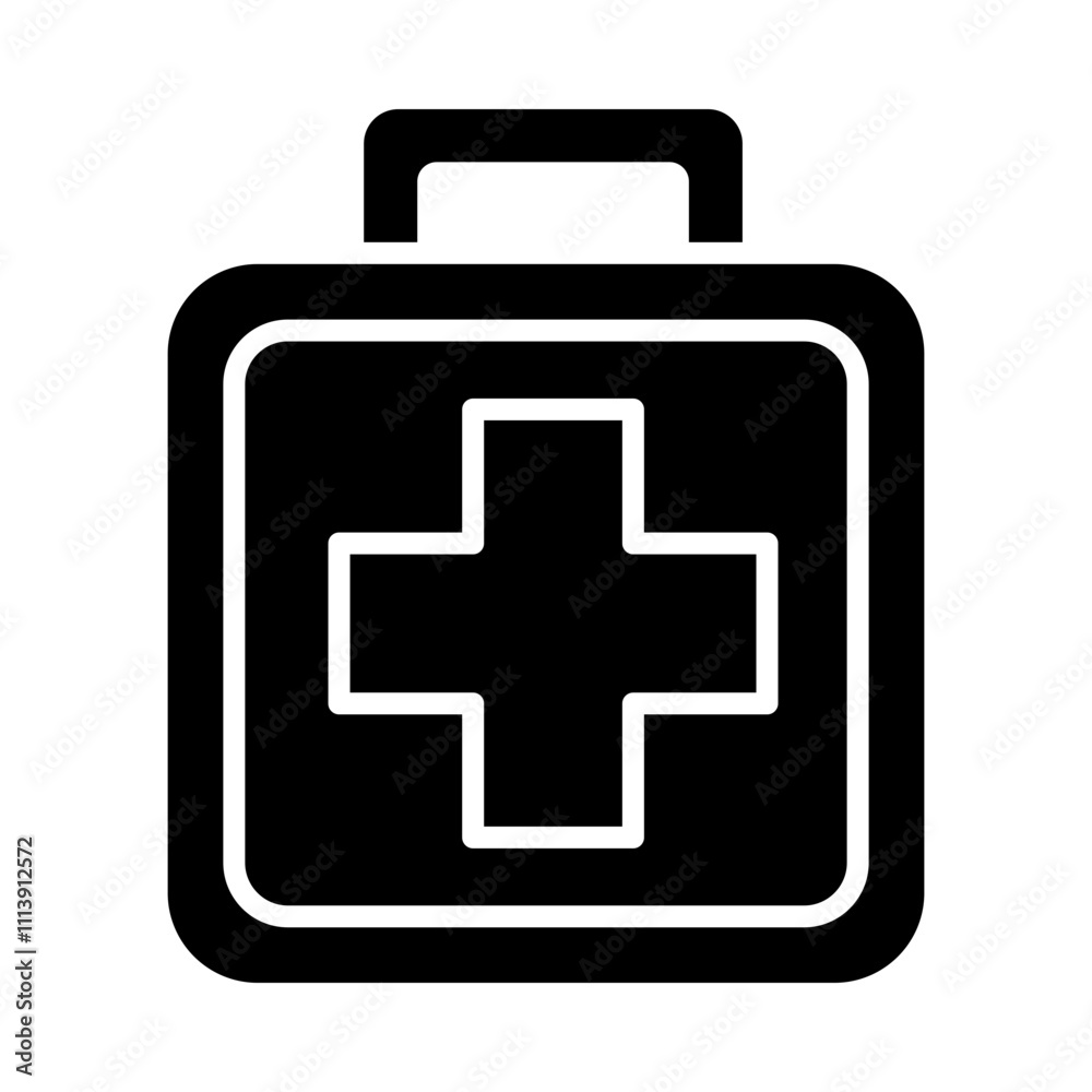 Outdoor Survival Kit glyph icon Outdoor Survival Kit glyph icon