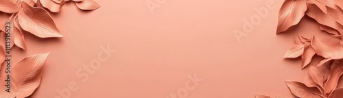 Vibrant Coral Floral Backdrop with Soft Smooth Petals