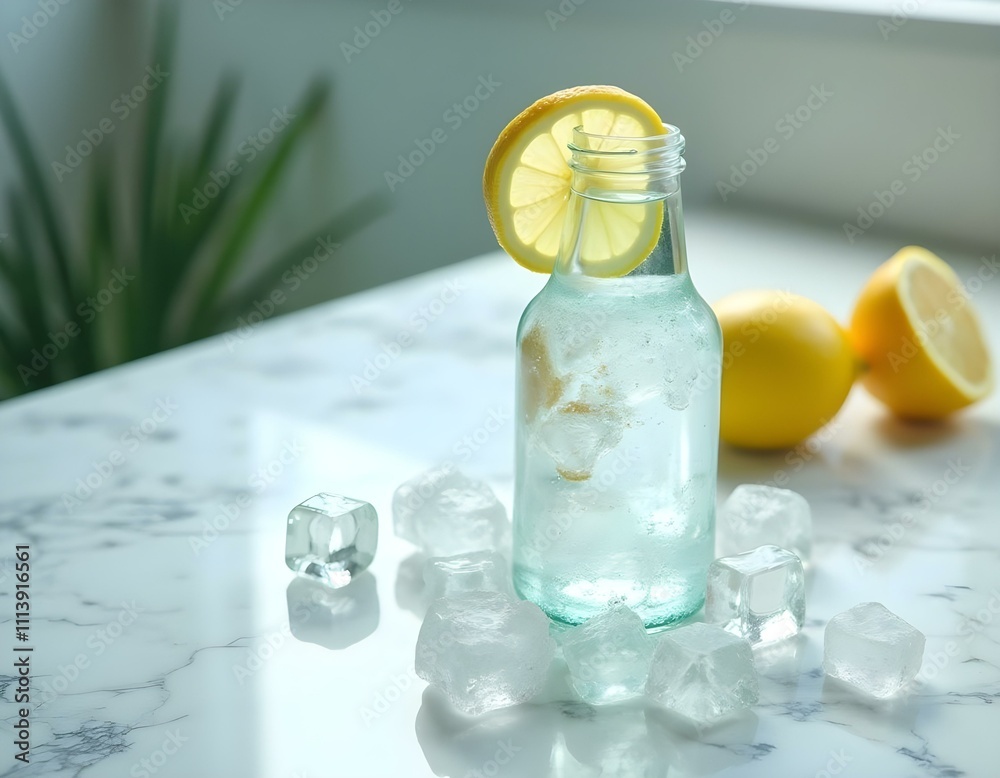 Obraz premium bottle of water ia
