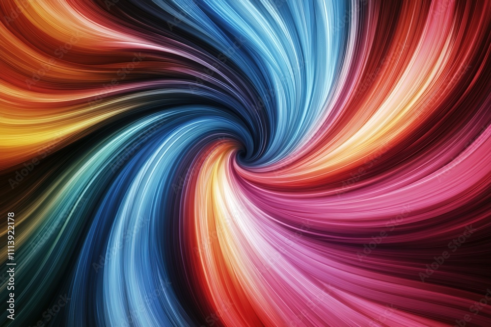 Vibrant swirl of colors in a dynamic, flowing pattern Vibrant swirl of colors in a dynamic, flowing pattern
