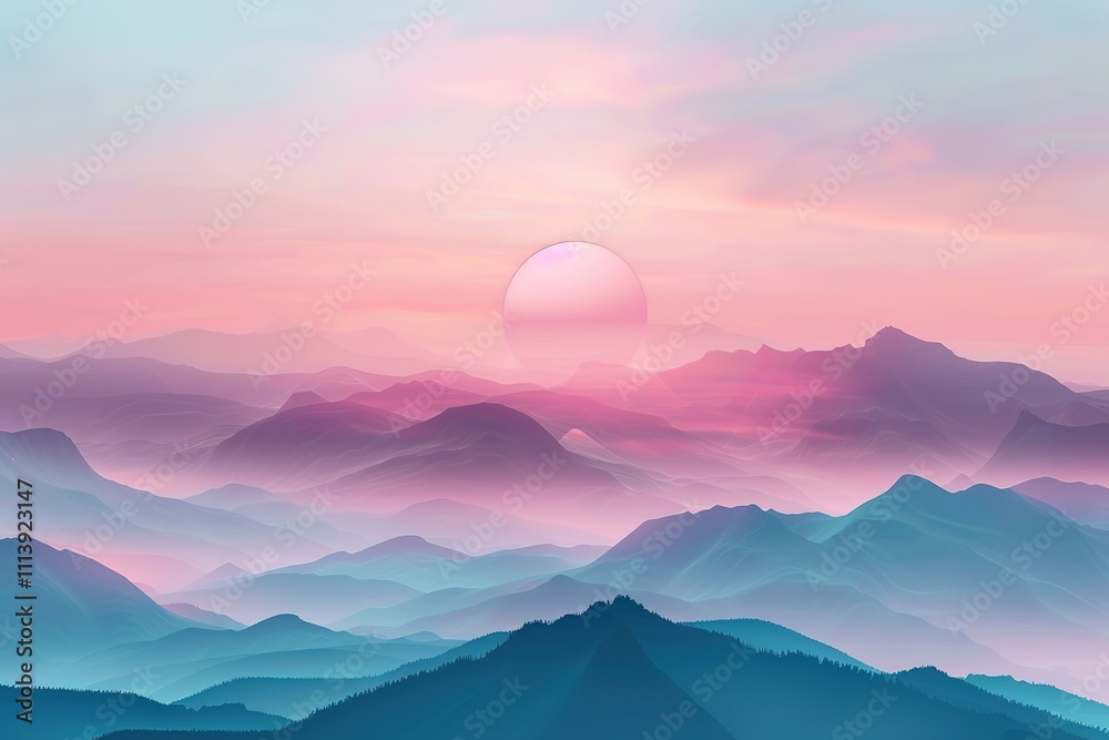 Abstract mountain and golden line arts background vector. Watercolor oriental style painting, landscape, birds, clouds, hills with gold curve lines texture. Design for home decor, wallpaper, prints.
