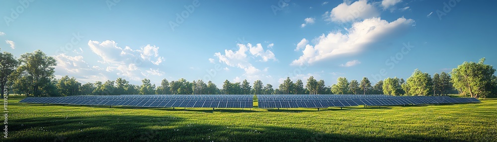 A largescale solar panel farm design A largescale solar panel farm design
