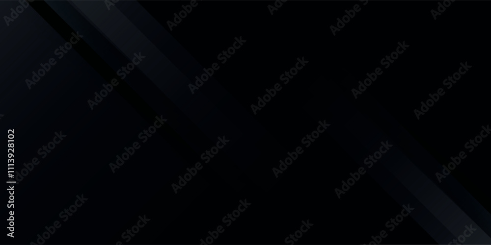 Obraz premium Black abstract background. Elegant dark diagonal shape elements. Modern luxury grey gradient graphic design.