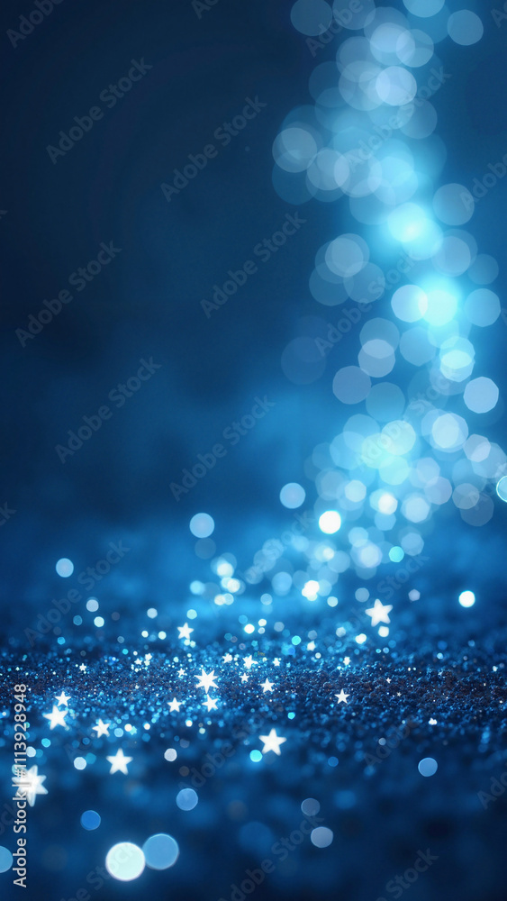 Enchanting Blue Christmas Lights: Festive Bokeh Background for Holiday Marketing and Seasonal Designs Enchanting Blue Christmas Lights: Festive Bokeh Background for Holiday Marketing and Seasonal Designs