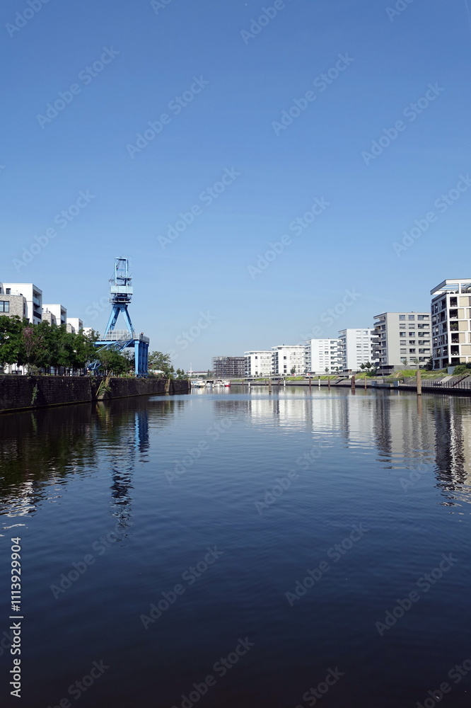 Fototapeta premium Hafen in Offenbach