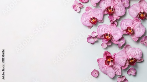 Orchids soaking in lukewarm water for hydration without overwatering photo