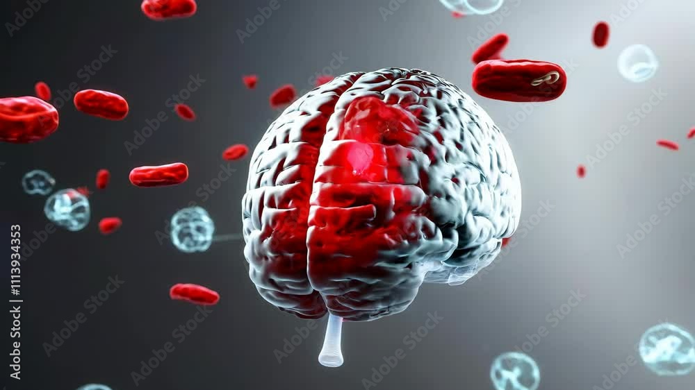 Exploring brain anatomy connection between blood cells and circulation for optimal health in medical science