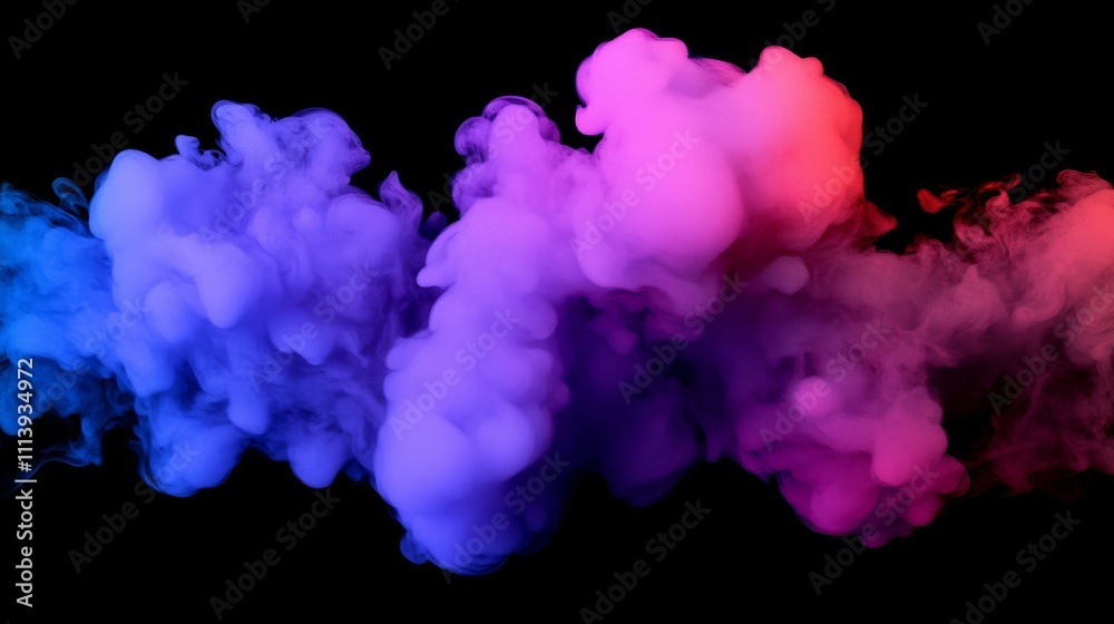 Fototapeta premium Vector realistic isolated smoke effect for decoration and covering on the transparent background.