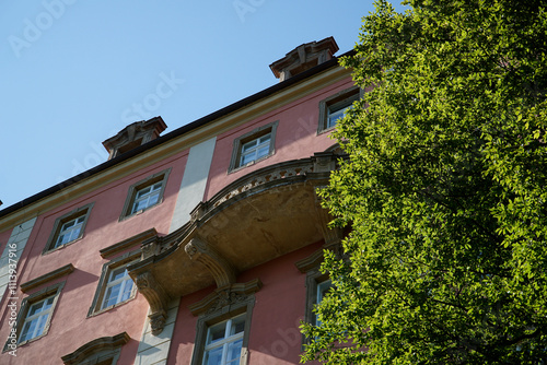 Ksiaz Castle - external walls - Walbrzych, Poland photo