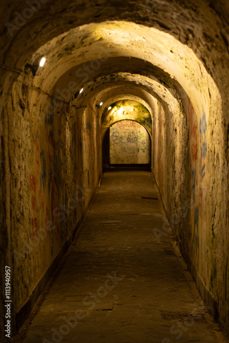 Old pedestrian tunnel near the castle