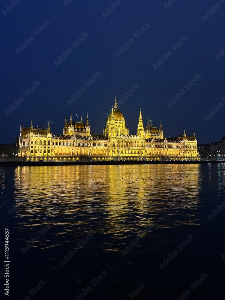 Budapest parliament at night Budapest parliament at night