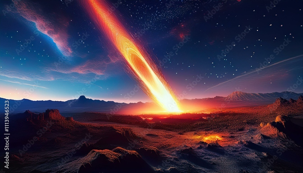 The sound of atmospheric friction builds, creating a roaring noise. The sound of atmospheric friction builds, creating a roaring noise.