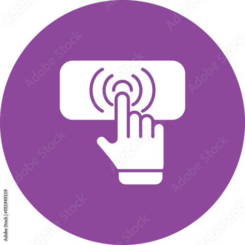 Interactive Display glyph circle icon