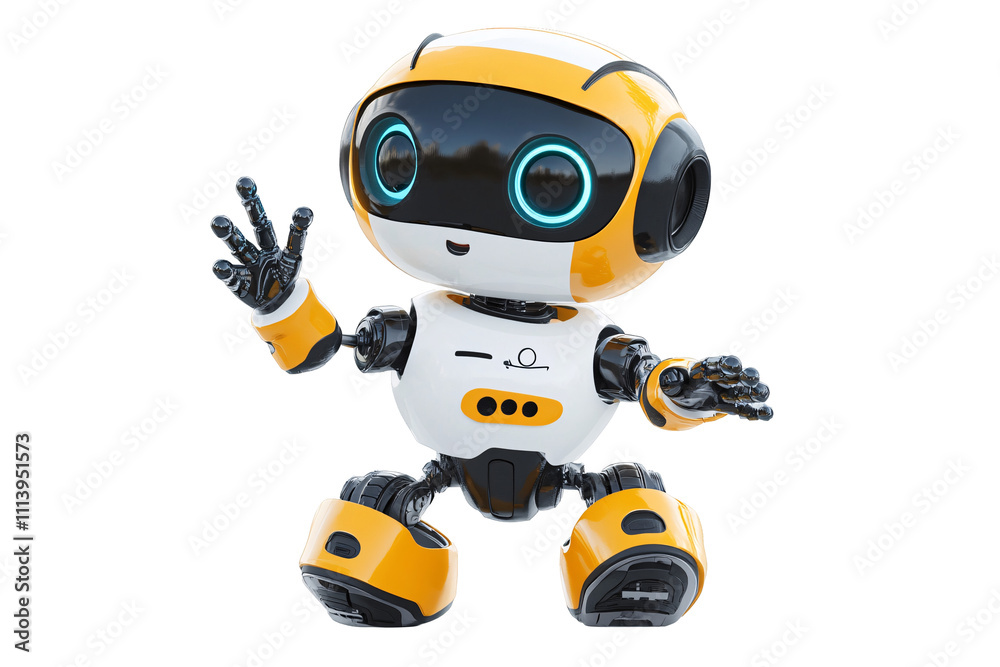 a yellow and black robot a yellow and black robot