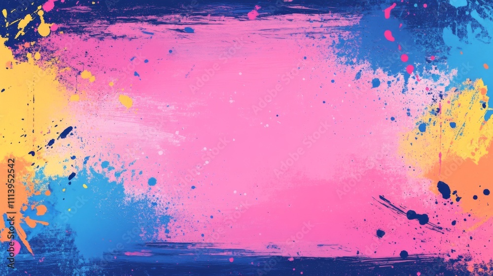 Fototapeta premium Abstract Colorful Paint Splash Background
