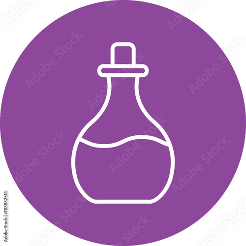 Magic Potion line circle icon