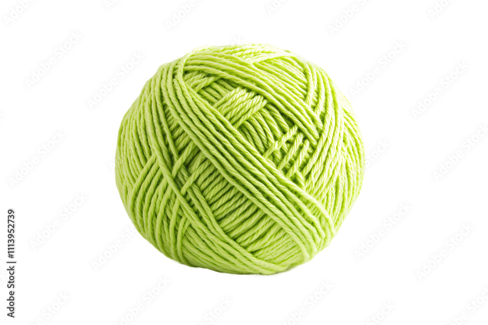 a ball of green yarn a ball of green yarn
