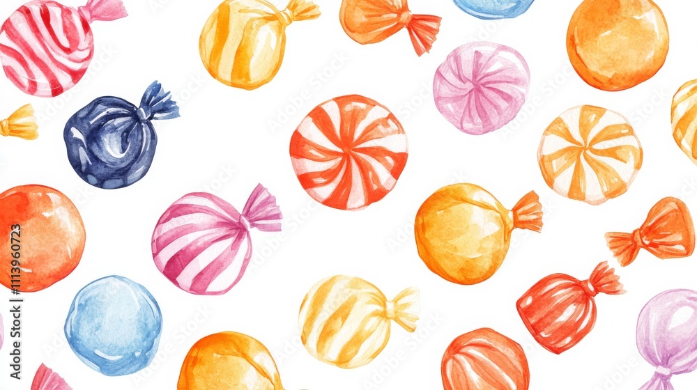 Colorful Candy Pattern Colorful Candy Pattern