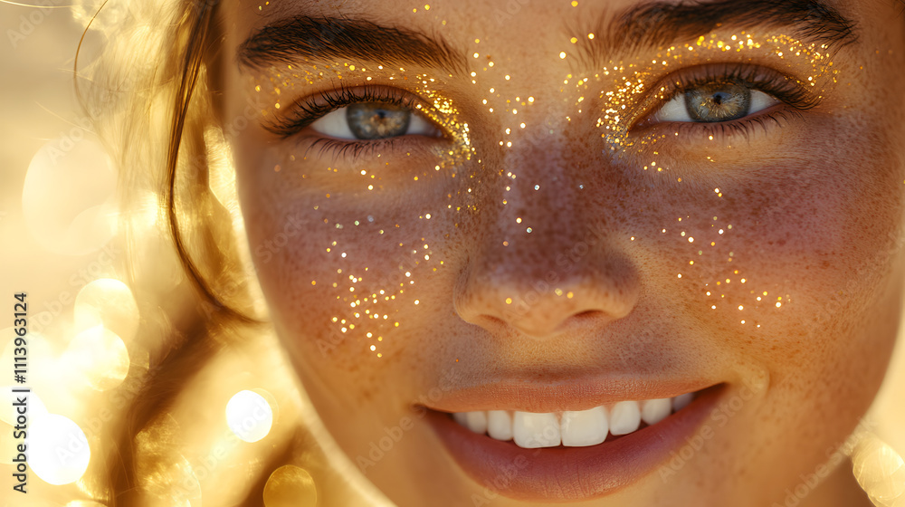 Bright and Cheerful Close-Up Portrait of a Young Girl with Sparkly Eyes and a Playful Smile Showcasing Beauty and Joy Bright and Cheerful Close-Up Portrait of a Young Girl with Sparkly Eyes and a Playful Smile Showcasing Beauty and Joy