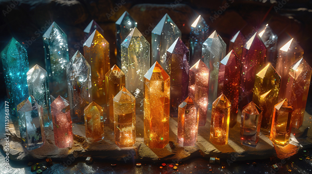 Radiant Healing Crystals in Cosmic Harmony Radiant Healing Crystals in Cosmic Harmony