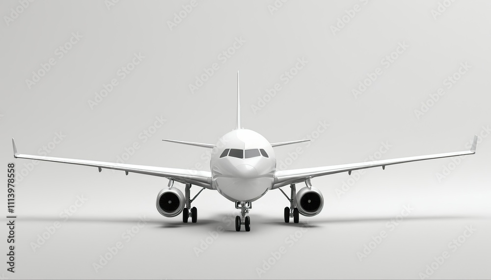 A model of a white airplane with the word s on the side
A model of a white airplane with the word s on the side