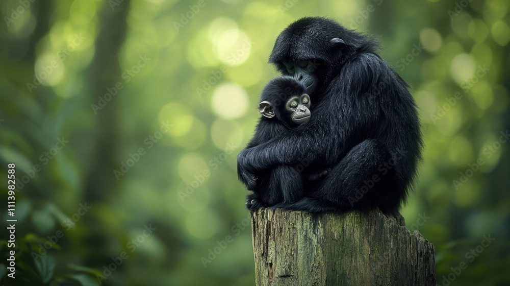The Tender Moment Between Gorillas The Tender Moment Between Gorillas