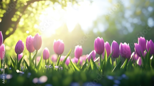 The Tulips in Morning Light