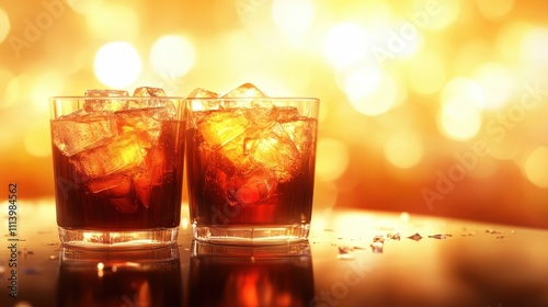 The Glasses of Refreshing Drinks