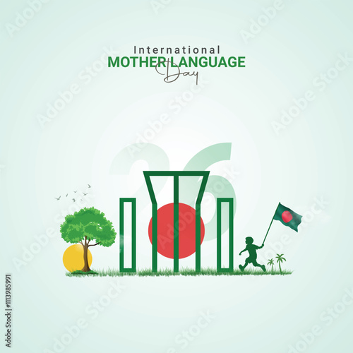 International Mother Language Day Creative Design, Mother Language Day Social media post