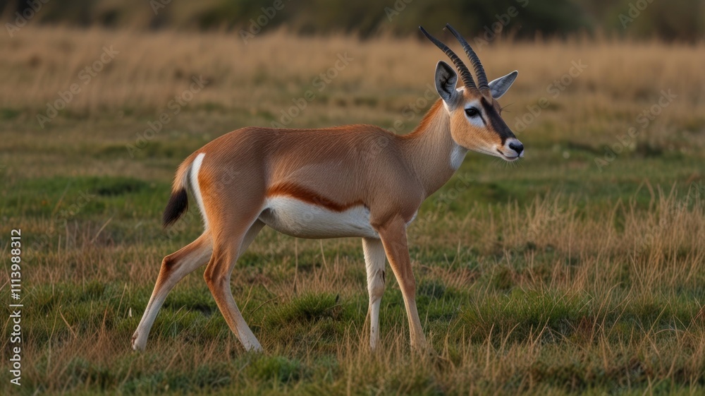  Impala in Grassland