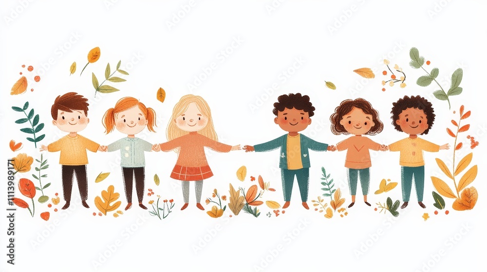 Unity Among Children: Symbol of Togetherness Unity Among Children: Symbol of Togetherness