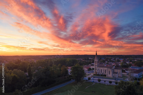 Lever de soleil, Montussan