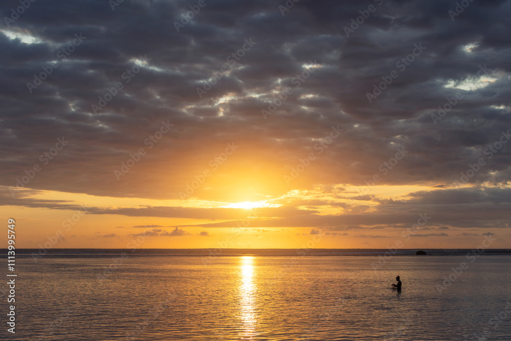 Obraz premium Coucher de soleil