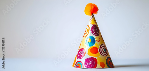 A cheeky monkey in a bright Santa hat, its joyful expression conveying the fun spirit of the holidays, isolated against a white background. photo