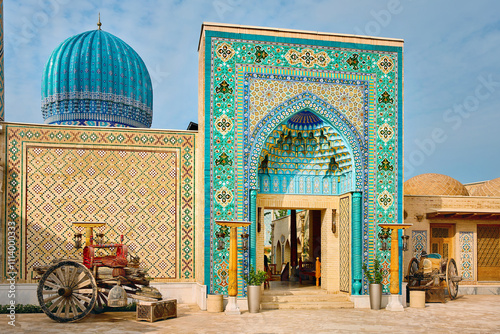 Samarkand Eternal city complex in Uzbekistan photo