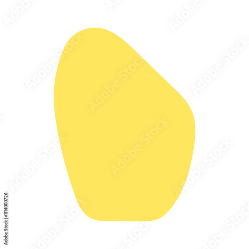 abstract blobs pastel yellow for background