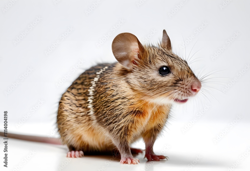 Cactus Mouse on white background, Ai generated Cactus Mouse on white background, Ai generated