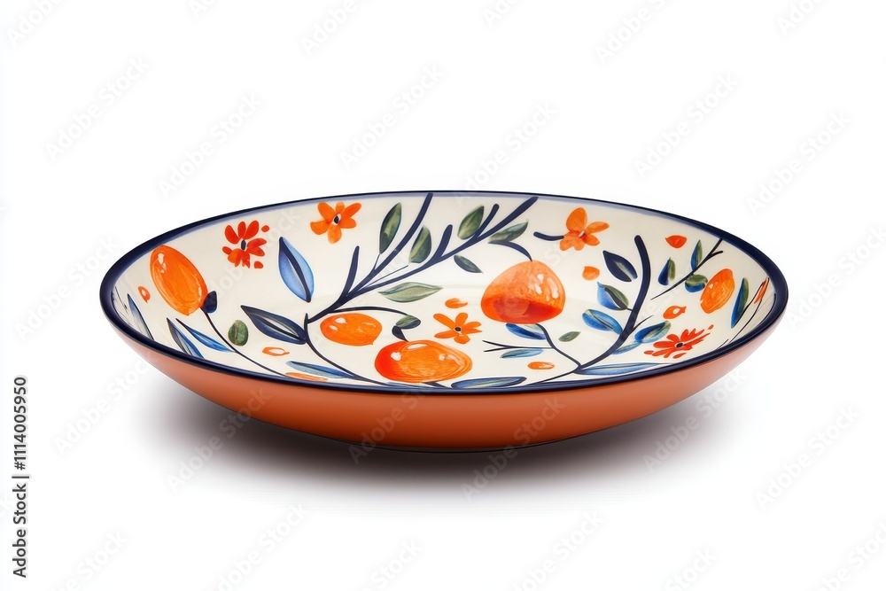 isolated plate design on white isolated plate design on white