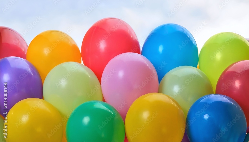Festive Multicolored Balloons Festive Multicolored Balloons