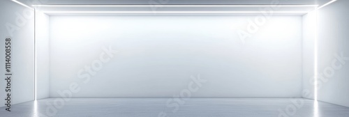 Wallpaper Mural 白い室内空間のデザインと照明が美しく調和する場所 Torontodigital.ca