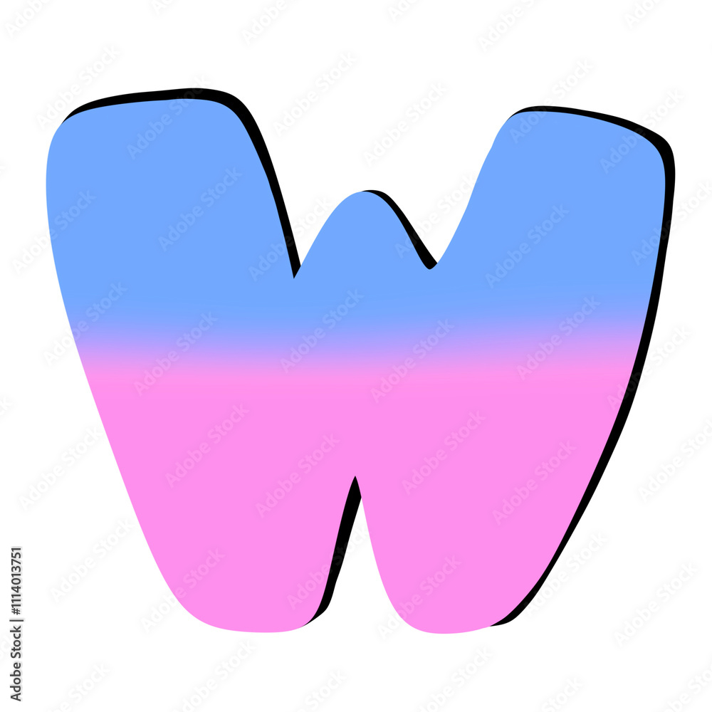 Fototapeta premium English letters 